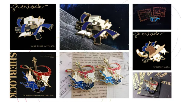 Metal Badge Logo (Full color palette, High complexity graphics, WITH merchandise license)