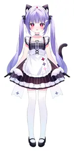 Purple Cat Maid thumbnail 2