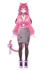 Pink Corporate Catgirl thumbnail 1